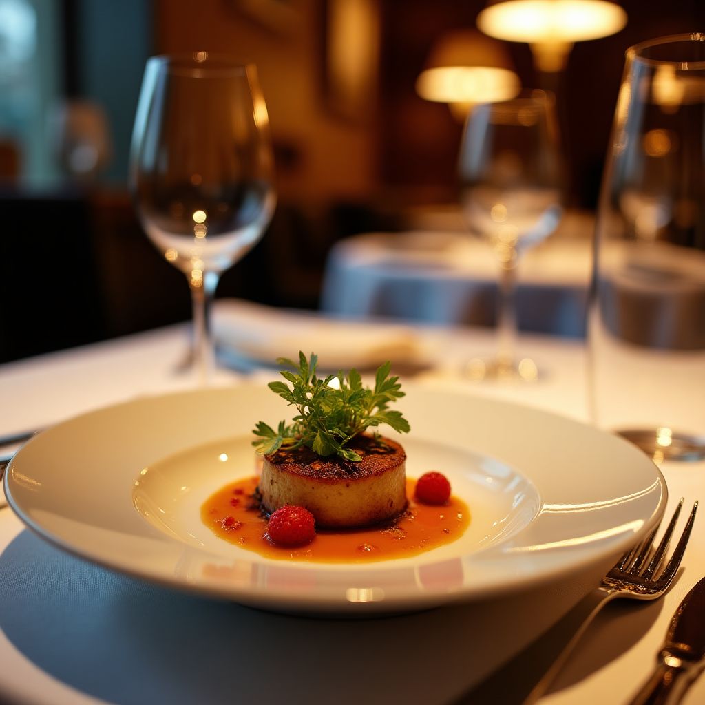 Restaurant gastronomique élégant